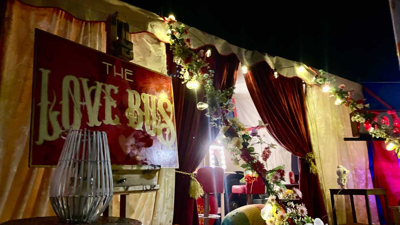 Festival canopy entrance