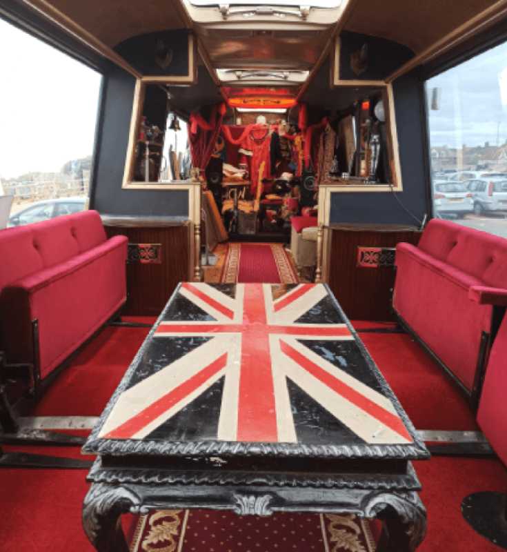 Interior seating area